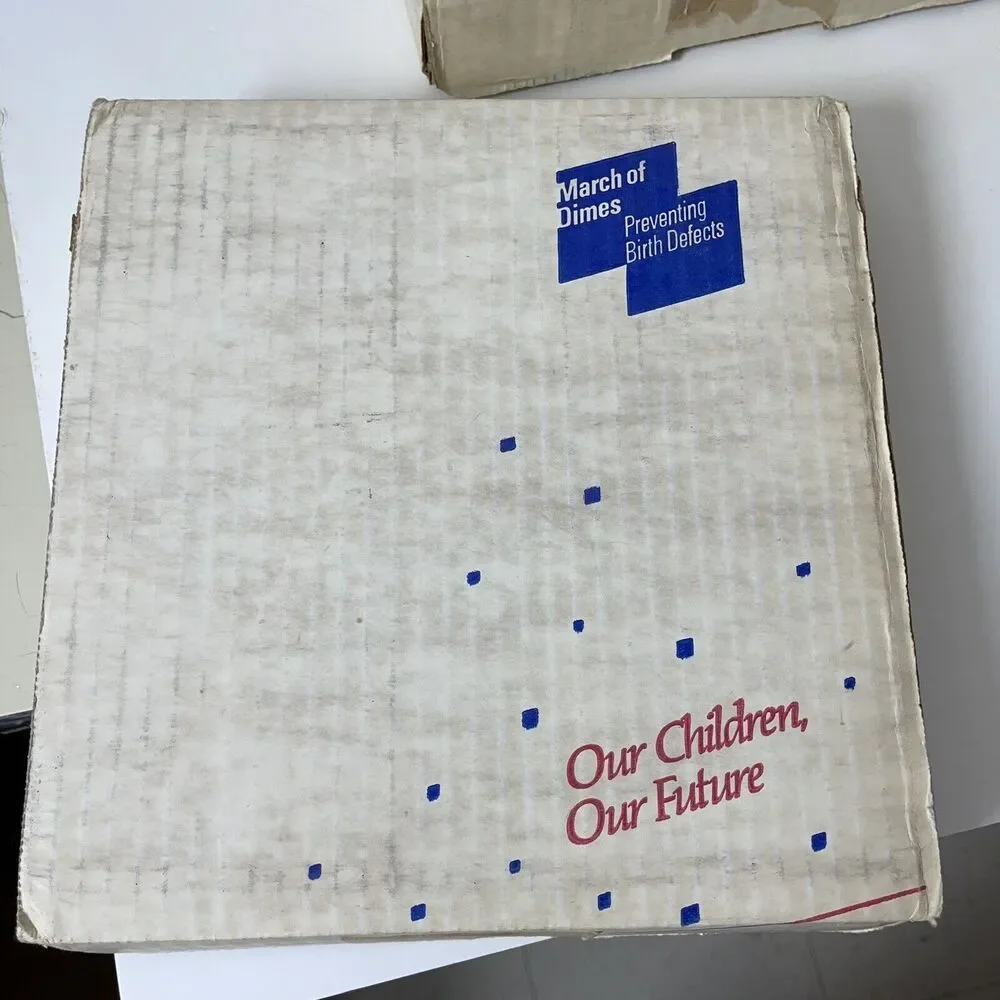 A Time‎ To Plant Plate 1989 McClellend's March of Dimes: Our Children Our Future